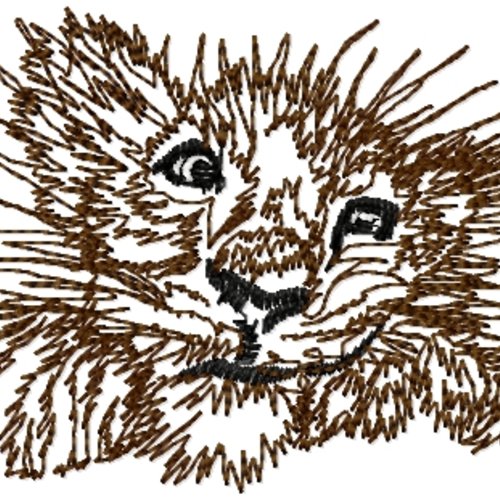 Lionceau croq10x8