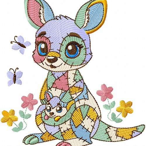 Kangouroupatchb16x18