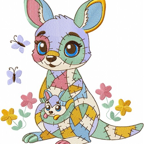 Kangouroupatchb24x26