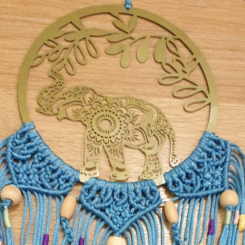 Suspension macramé tenture murale macramé