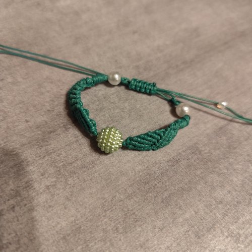 Bracelet micro macramé , bracelet fantaisie  pour elle