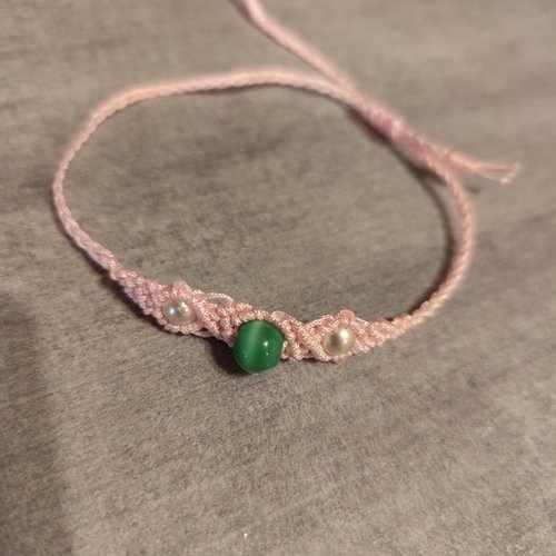 Bracelet micro macramé , bracelet fantaisie  pour elle