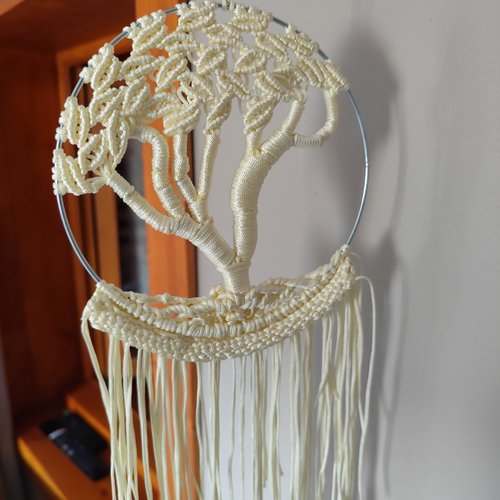 Suspension macramé tenture mural macramé