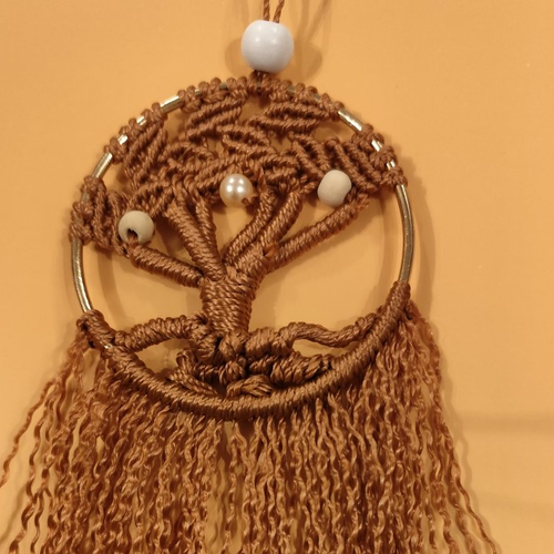 Suspension macramé tenture murale macramé