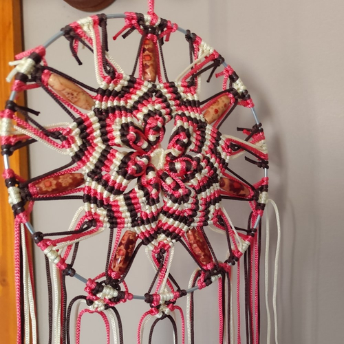 Suspension macramé tenture murale macramé