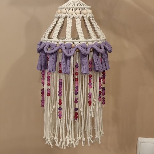 Suspension macramé tenture murale macramé