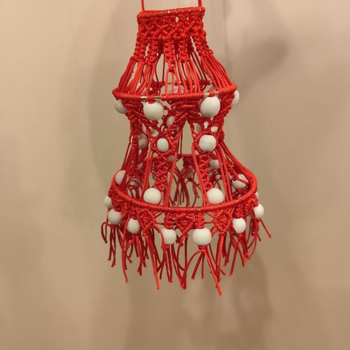 Suspension macramé tenture murale macramé