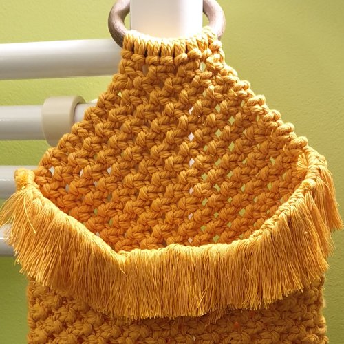 Suspension macrame, tenture murale  macramé
