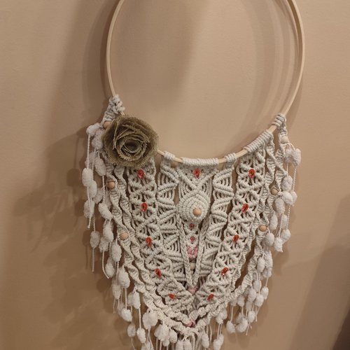 Suspension macrame, tenture murale  macramé