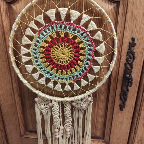 Suspension macrame, tenture murale  macramé