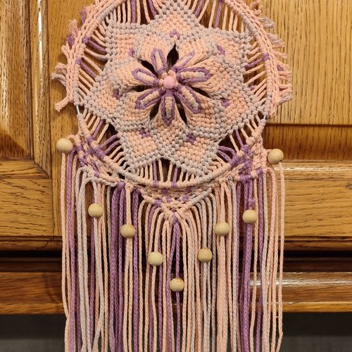 Suspension macrame, tenture murale  macramé