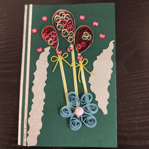 Cartes fête, anniversaire quilling