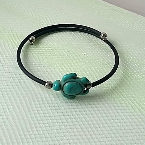 Bracelet tortue turquoise