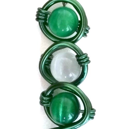 Collier pendentif vert