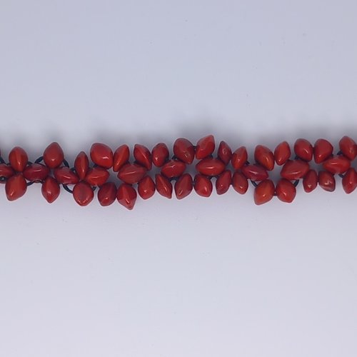 Bracelet graines tressees