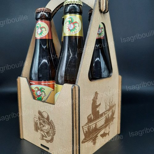 Porte bière en bois personnalisable