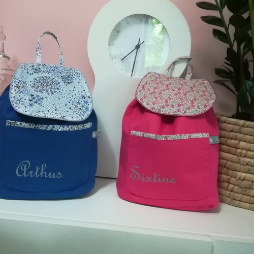 Cadeaux Naissance Personnalisés > Sacs à Dos, Cartables › Sac à dos Joli  Mini Crèche | Broderie Eléa