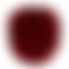 Boule de fourrure rouge cerise 7 cm t20