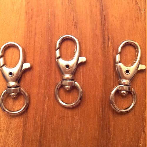 3 portes - clés métal argenté t15