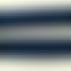 1 mètre de biais bleu marine à pois bleus - 20 mm à plat 
