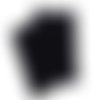 Pochettes tissus noir, velours noir, 7 x 5 cm, lot de 4 t 41