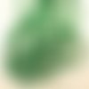 20 perles rondes en verre - vert nacré  - 8 mm t44