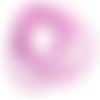30 perles en verre - rose - forme ovale - olive - 8 x 6 mm cv