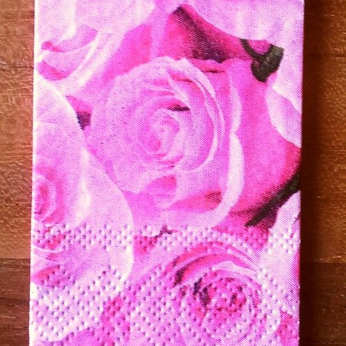 Mouchoir en papier - roses