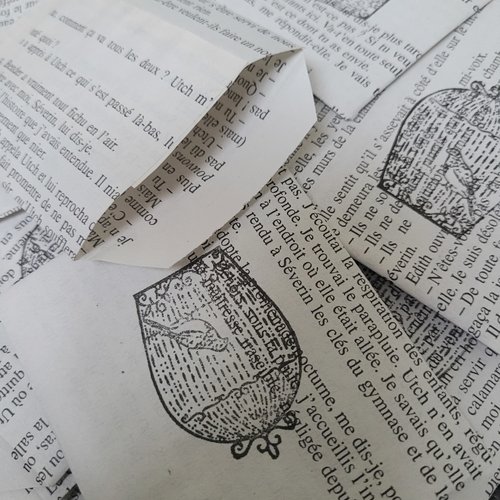 Lot de 15 sachets en papier  avec cage à oiseau ta