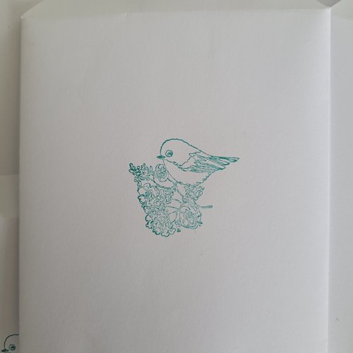 Lot de 20 sachets en papier blanc oiseaux ta