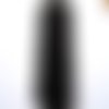 Ficelle noire avec liseré argenté - bobine de 100 mètres - t3