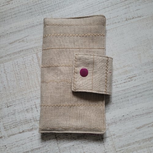 Portefeuille, porte carte, porte monnaie llin points fantaisie