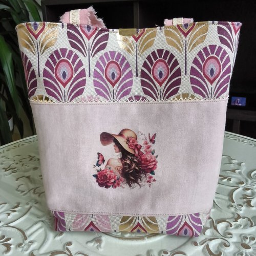 Sac cabas romantique