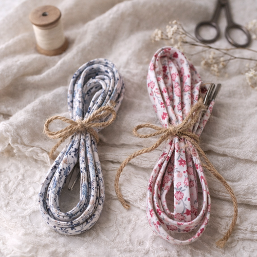 Duo paires de lacets fleurie