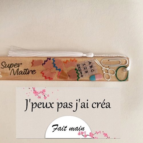 Marque page maître