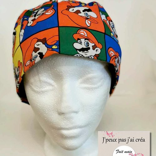 Bonnet/calot pour tous professionnels mario