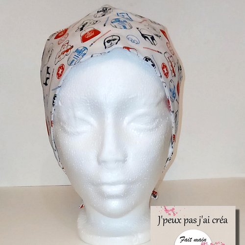 Calot de bloc opératoire,pour tous professionnels médical, star wars