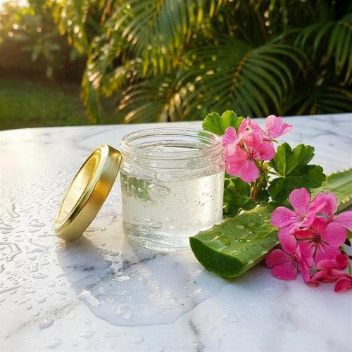 Gel aloe vera au géranium rosat