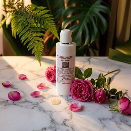 Lait corps satinant à la rose bourbon