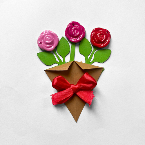 Paire de charms fleurs en forme de rose pour créoles interchangeables, boucles d'oreilles, bijoux