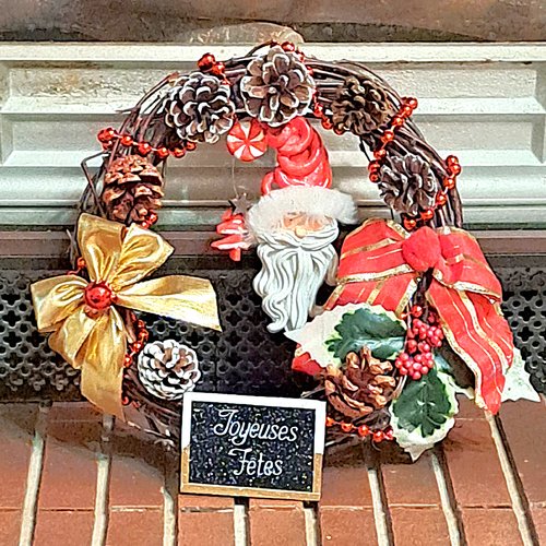 Couronne "père noël"
