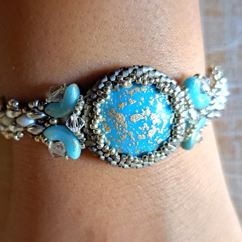 Bracelet "vénus" bleu