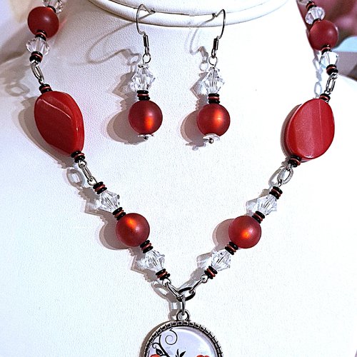 Parure "roses"