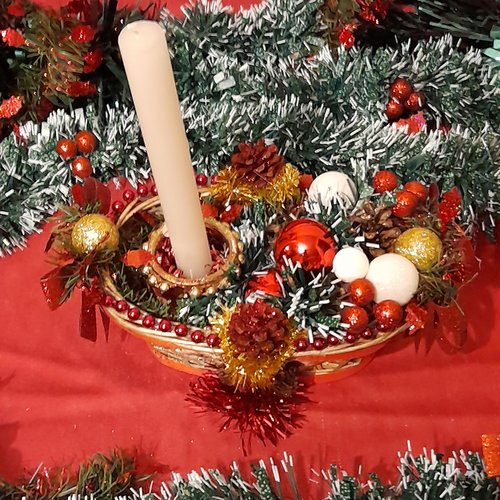 Centre de table "panier"