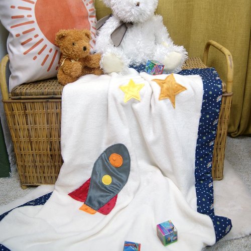 Couverture espace pour bébé - couverture oeko tex