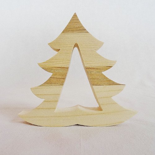 Suspension de Noël - Enveloppe en bois