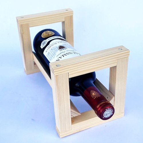 Casier à bouteille, rangement, support à vin, porte bouteille, présentoir à vin en bois, range bouteille.