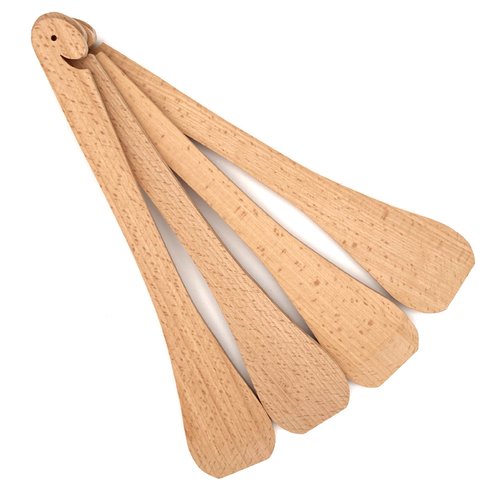 Spatule, cuillère en bois de hêtre naturel, personalisation, idéal pour remuer, grater, servir. cadeau original