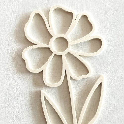 Décoration murale fleur en bois, fleur décorative, décoration chambre enfant, décoration florale bois mariage, support bijoux
