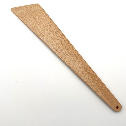 Spatule en bois de hêtre naturel, ustensile de cuisine écologique et durable, pour remuer, racler, gratter, touiller, servir, cadeau